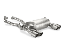Load image into Gallery viewer, Akrapovic 14-17 BMW M3/M4 (F80/F82) Slip-On Line (Titanium) (Req. Tips) - Installation View