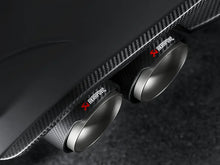 Load image into Gallery viewer, Akrapovic 14-17 BMW M3/M4 (F80/F82) Tail Pipe Set (Carbon) - Installation View
