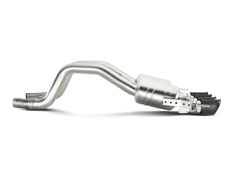Akrapovic 14-17 Chevrolet Corvette Z06 (C7) Slip-On Line (Titanium) w/ Carbon Tips - Installation View