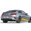 Load image into Gallery viewer, Akrapovic 16-17 AMG C63 Coupe Evolution Line Cat Back (Titanium) w/ Carbon Tips (Req. Link Pipe) - Back View