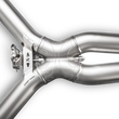 Load image into Gallery viewer, Akrapovic 16-17 AMG C63 Coupe Evolution Line Cat Back (Titanium) w/ Carbon Tips (Req. Link Pipe) - Installation View