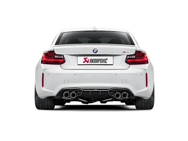 Akrapovic 16-17 BMW M2 (F87) / 2018+ BMW M2 Competition/M2 CS (F87N) Rear Carbon Fiber Diffuser - Hi - Side View