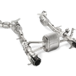 Load image into Gallery viewer, Akrapovic 16-17 Ferrari 488 GTB/488 Spyder Slip-On Line (Titanium) w/ Carbon Tips - Side View