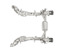 Load image into Gallery viewer, Akrapovic 16-17 Ferrari 488 GTB/488 Spyder Slip-On Line (Titanium) w/ Carbon Tips - Additional View 5