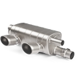 Load image into Gallery viewer, Akrapovic 16-17 Porsche 911 Carrera S/4/4S/GTS (991.2) Slip-On Line (Titanium) w/ Titanium Tips - Main Product View