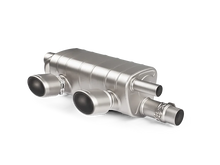 Load image into Gallery viewer, Akrapovic 16-17 Porsche 911 Carrera S/4/4S/GTS (991.2) Slip-On Line (Titanium) w/ Titanium Tips - Main Product View
