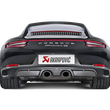 Load image into Gallery viewer, Akrapovic 16-17 Porsche 911 Carrera S/4/4S/GTS (991.2) Slip-On Line (Titanium) w/ Titanium Tips - Side View