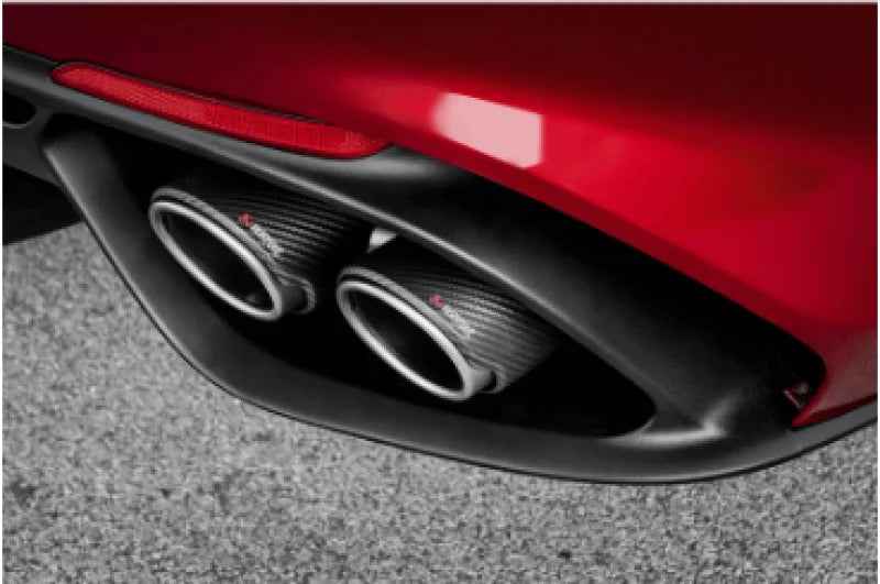 Akrapovic 17-19 Alfa Romeo Giulia Quadrifoglio Evolution Line Cat Back (Titanium) w/Link Pipes - Main Product View