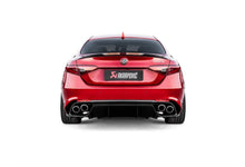Load image into Gallery viewer, Akrapovic 17-19 Alfa Romeo Giulia Quadrifoglio Evolution Line Cat Back (Titanium) w/Link Pipes - Side View