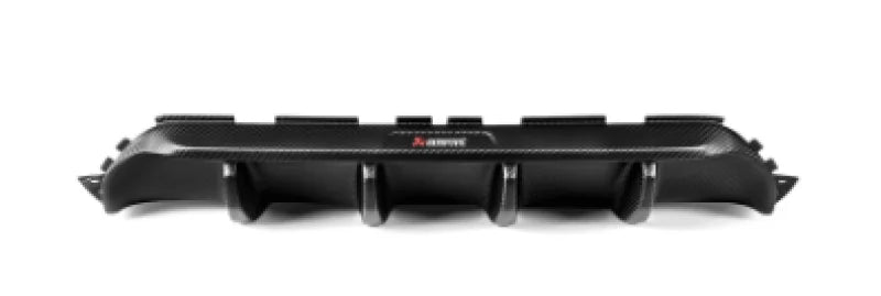 Akrapovic 18+ BMW M5 (F90) Rear Carbon Fiber Diffuser - Matte w/Red Akrapovic Logo - Main Product View