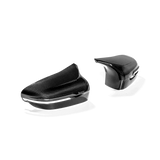 Akrapovic Carbon Fiber Mirror Cap Set - High Gloss fits 2018+ BMW M5 (F90) / 2020 BMW M8