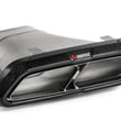 Load image into Gallery viewer, Akrapovic 2018 Mercedes Benz E63 (W213) Evolution Tail Pipe Set (High Gloss Carbon) - Side View