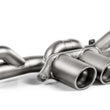 Load image into Gallery viewer, Akrapovic 2018 Porsche 911 GT3 (991.2) Slip-On Race Line (Titanium) w/o Tail Pipe Set - Side View
