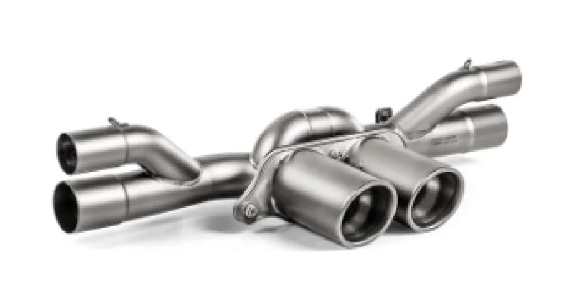 Akrapovic 2018 Porsche 911 GT3 (991.2) Slip-On Race Line (Titanium) w/o Tail Pipe Set - Side View