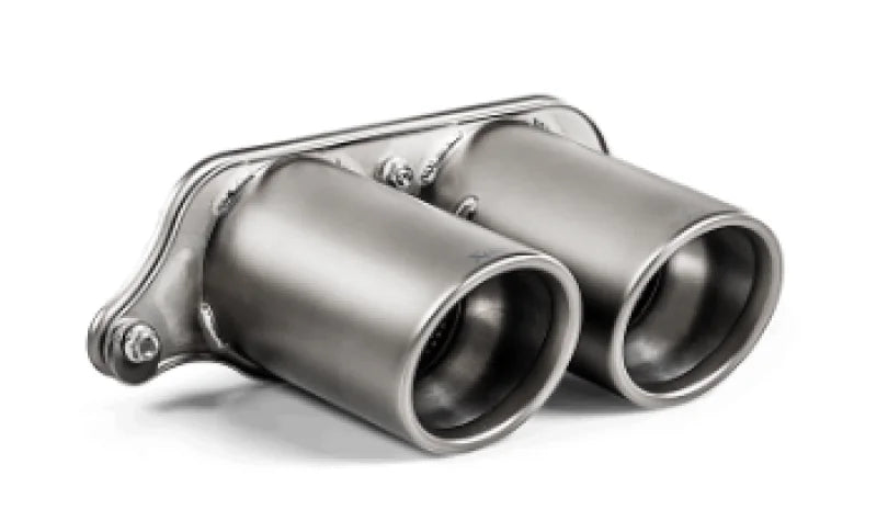 Akrapovic 2018 Porsche 911 GT3 (991.2) Tail Pipe Set (Titanium) - Side View