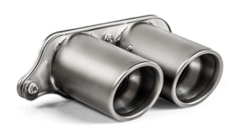 Akrapovic 2018 Porsche 911 GT3 RS (991.2) Tail Pipe Set (Titanium) - Side View