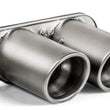 Load image into Gallery viewer, Akrapovic 2018 Porsche 911 GT3 RS (991.2) Tail Pipe Set (Titanium) - Side View
