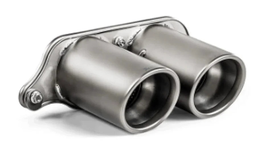 Akrapovic 2018 Porsche 911 GT3 RS (991.2) Tail Pipe Set (Titanium) - Side View