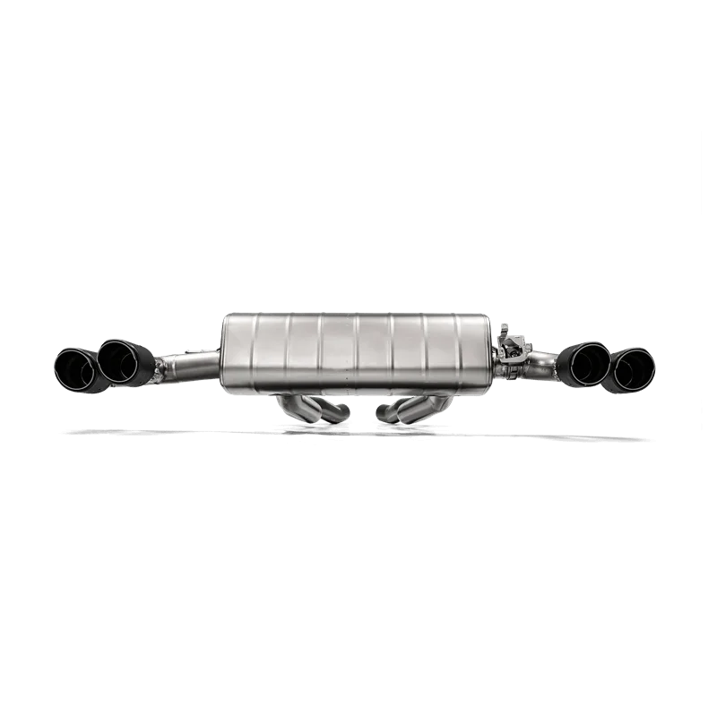 Akrapovic 2019 BMW Z4 M40i (G29) Slip-On Line (Titanium) w/Carbon Fiber Tips - Detail View