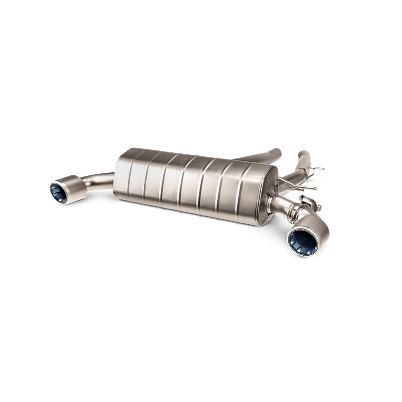 Akrapovic 2019 Toyota Supra (A90) Slip-On Line (Titanium) - Side View