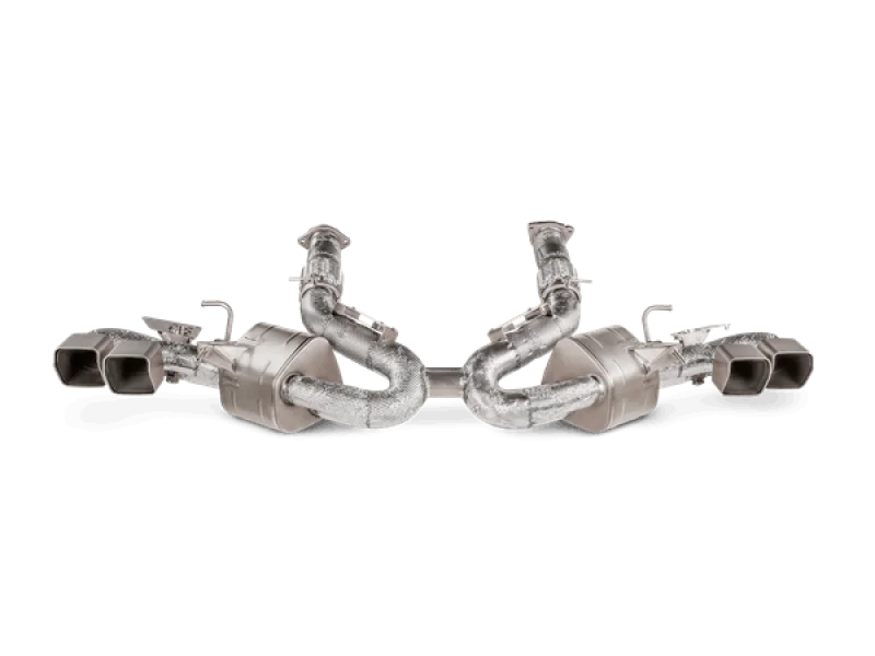 Akrapovic 2020+ Chevrolet Corvette C8 Slip-On Line (Titanium)