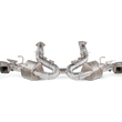 Load image into Gallery viewer, Akrapovic 2020 Chevrolet Corvette Stingray (C8) OPF/GPF Slip-On Line (Titanium) w/ Titanium Tips - Side View