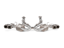 Load image into Gallery viewer, Akrapovic 2020 Chevrolet Corvette Stingray (C8) OPF/GPF Slip-On Line (Titanium) w/ Titanium Tips - Side View