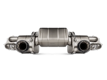 Load image into Gallery viewer, Akrapovic 2020+ Porsche Cayman GT4 (718) Slip-On Race Line (Titanium) (Req Tips / Option 2) - Side View