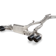 Load image into Gallery viewer, Akrapovic 2021 BMW M8/M8 Competition (F91/F92) Evolution Line Cat Back (Titanium) w/Carbon Tips
