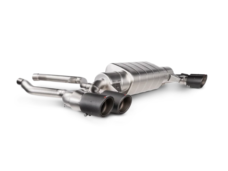Akrapovic 2022 BMW M440i (G22, G23) Slip-On Line (Titanium) (Requires BMW Part #18308686640) - Side View