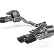 Load image into Gallery viewer, Akrapovic 2024+ Porsche Panamera Slip-On Line (Titanium) w/ Carbon Tips: Requires V6 or V8 fit kit - Main Product View