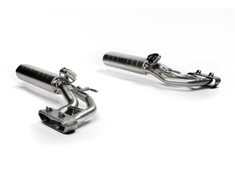 Akrapovic 2025 Mercedes-AMG G63 (W465) Evolution Line Cat Back (Titanium) (Req. Tips) - Side View