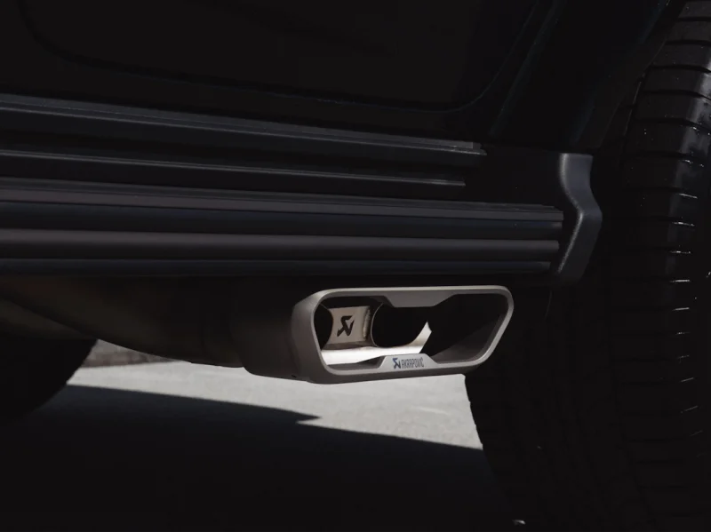 Akrapovic 2025 Mercedes-AMG G63 (W465) Tail Pipe Set (Titanium) - Main Product View