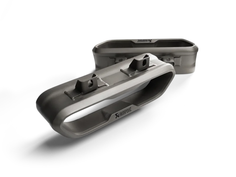 Akrapovic 2025 Mercedes-AMG G63 (W465) Tail Pipe Set (Titanium) - Side View