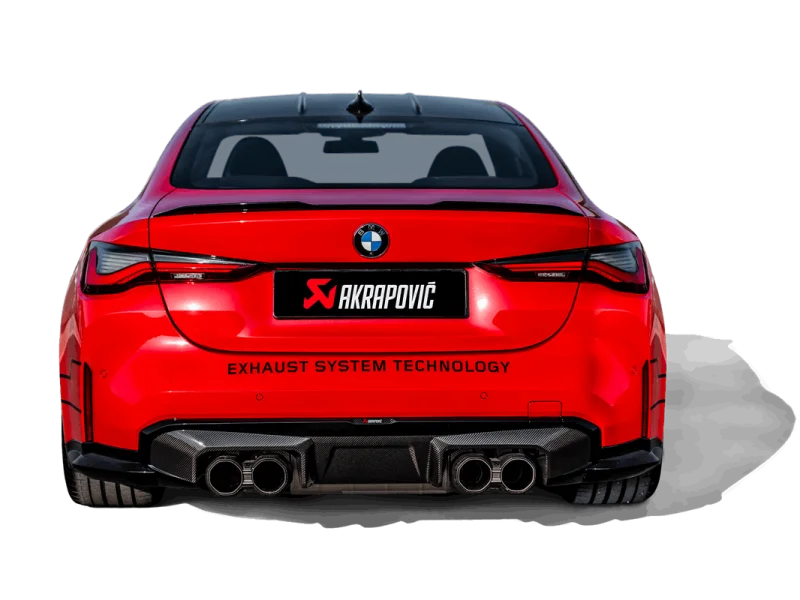 Akrapovic 21-22 BMW M3 (G80) / M4 (G82, G83) Rear Carbon Fiber Diffuser - High Gloss Black - Main Product View