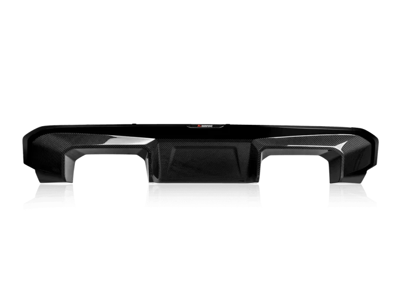 Akrapovic 21-22 BMW M3 (G80) / M4 (G82, G83) Rear Carbon Fiber Diffuser - High Gloss Black - Side View