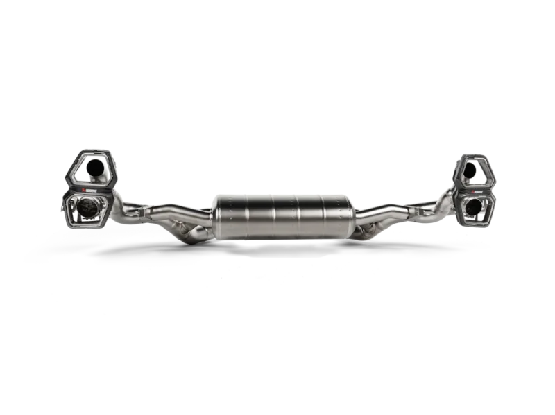 Akrapovic 23-24 BMW XM (G09) TwinPower Turbo V8 Hybrid Slip-On Race Line (Titanium) w/ Carbon Tips - Main Product View