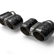 Load image into Gallery viewer, Akrapovic BMW M2 Coupe (G87) Tail Pipe Set - Chopped Carbon - Detail View