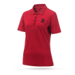 Load image into Gallery viewer, Akrapovic Corpo Polo Red Womens - M - Side View
