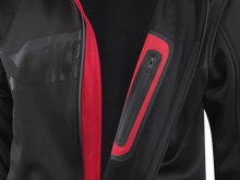 Load image into Gallery viewer, Akrapovic Mens Corpo Softshell Jacket Black - L - Side View