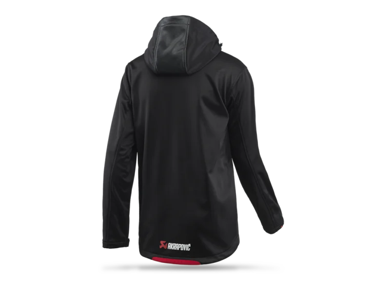 Akrapovic Mens Corpo Softshell Jacket Black - XL - Detail View