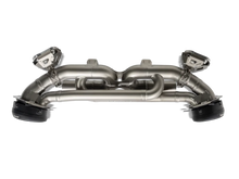 Load image into Gallery viewer, Akrapovic Porsche 911 Carrera /S/4/4S/GTS/Cabriolet/Targa/Dakar (992) Slip-On Line Titanium Exhaust - Side View
