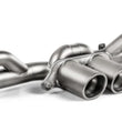 Load image into Gallery viewer, Akrapovic 2018 Porsche 911 GT3 (991.2) Slip-On Race Line (Titanium) w/o Tail Pipe Set - Side View