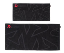 Load image into Gallery viewer, Akrapovic Towel Set - Black w/ Red Logo - Main Product View