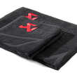 Load image into Gallery viewer, Akrapovic Towel Set - Black w/ Red Logo - Side View