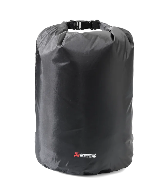 Akrapovic Towel Set - Black w/ Red Logo - Detail View