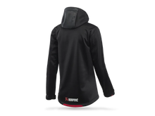 Load image into Gallery viewer, Akrapovic Womens Corpo Softshell Jacket Black - M - Detail View