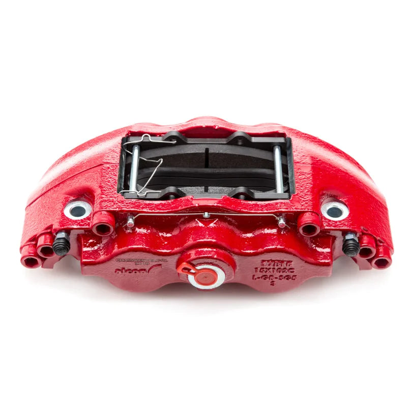 Alcon 09-20 F-150/Raptor Gen1-2 347x36mm Rotors 6-Piston Red Front Brake Kit Requires alcAC011507NAN - Installation View