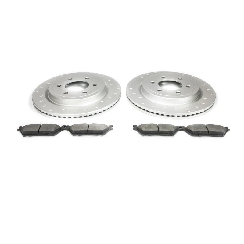 Alcon 19-20 Raptor/ 18-20 F-150 Pad & Rotor Kit (Use with Stock Calipers) w/ Elect Park Brake - Rear - Side View