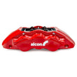 Load image into Gallery viewer, Alcon 19+ Silverado/Sierra 20+ Suburban/Tahoe/Yukon 355x33mm 6-Piston Caliper FRT Brake Kit - Red - Side View